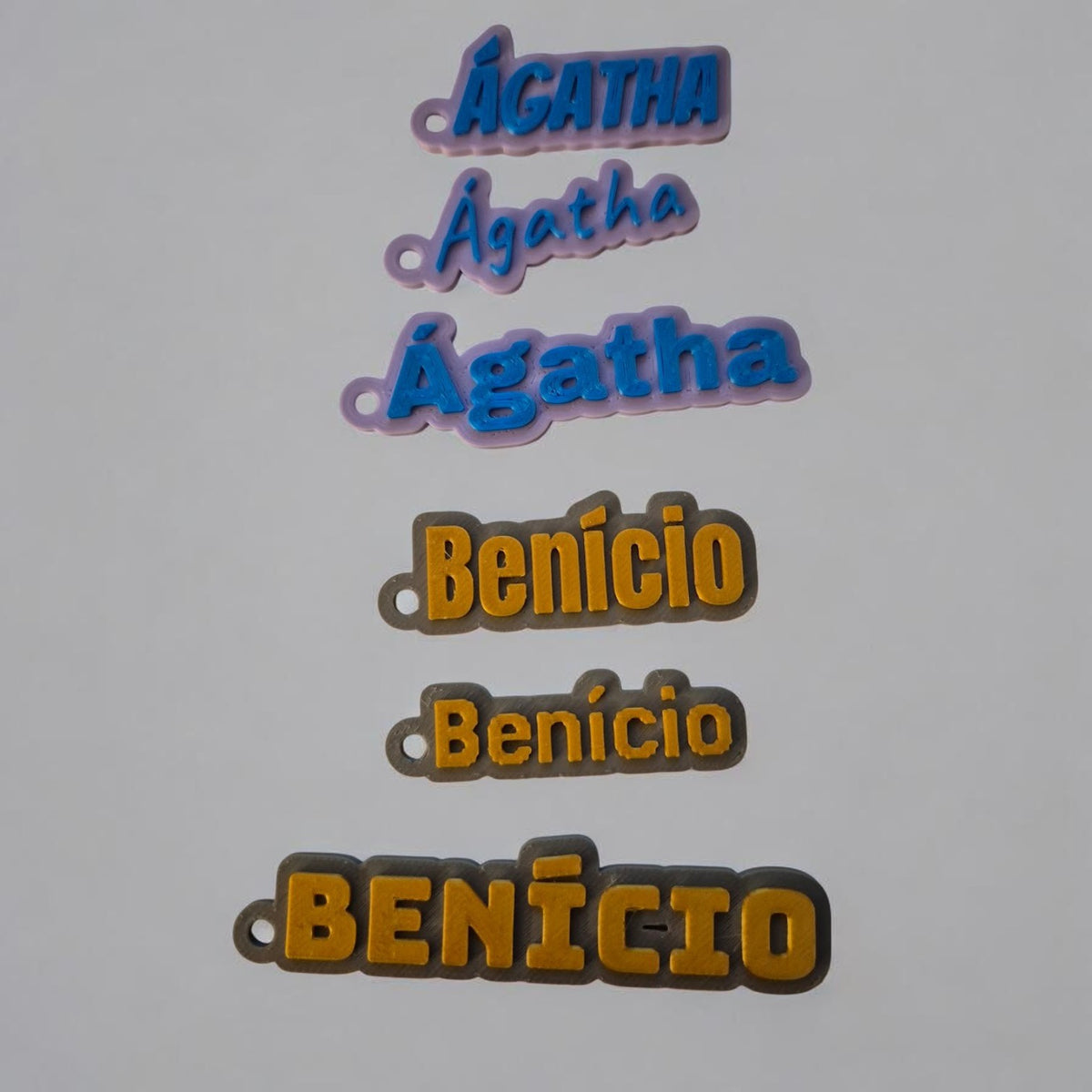 Chaveiro Personalizado com Nome em Impressão 3D