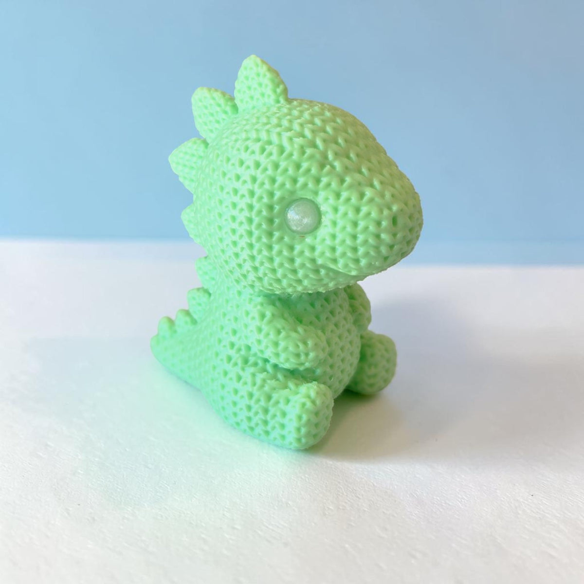 Dino Rex no estilo tricô - amigurumi