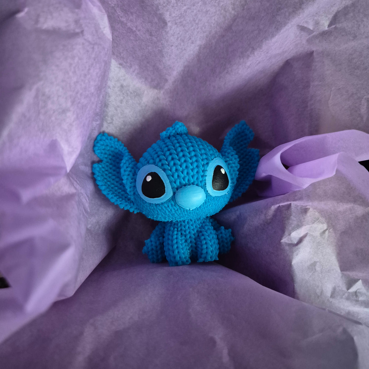 Stitch no estilo tricô - amigurumi