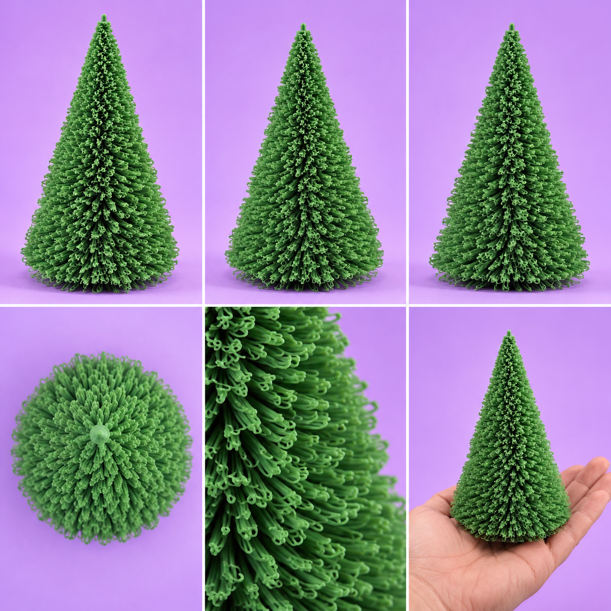 Mini Árvore de Natal Decorativa 3D