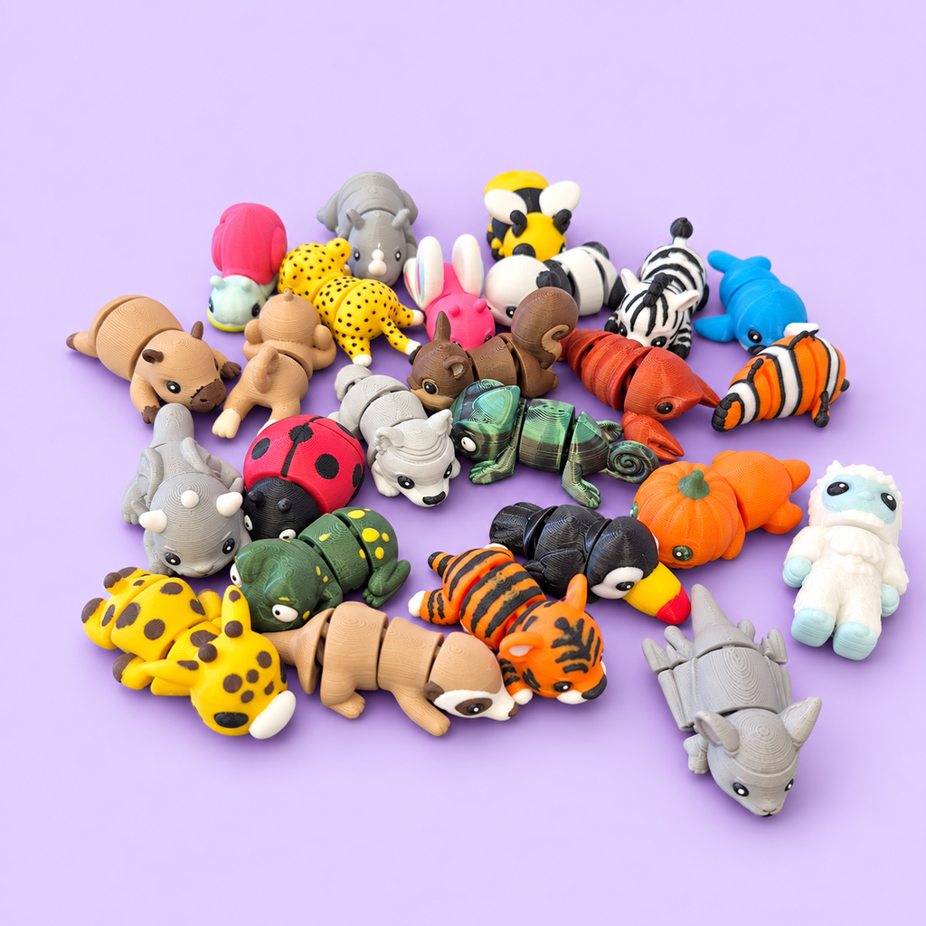 Coleção de Miniaturas Articuladas de Animais