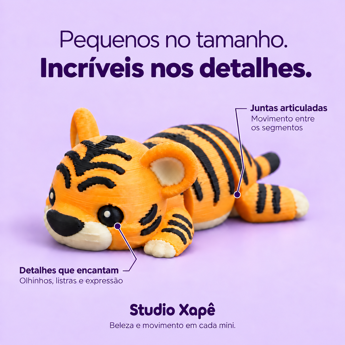 Coleção de Miniaturas Articuladas de Animais