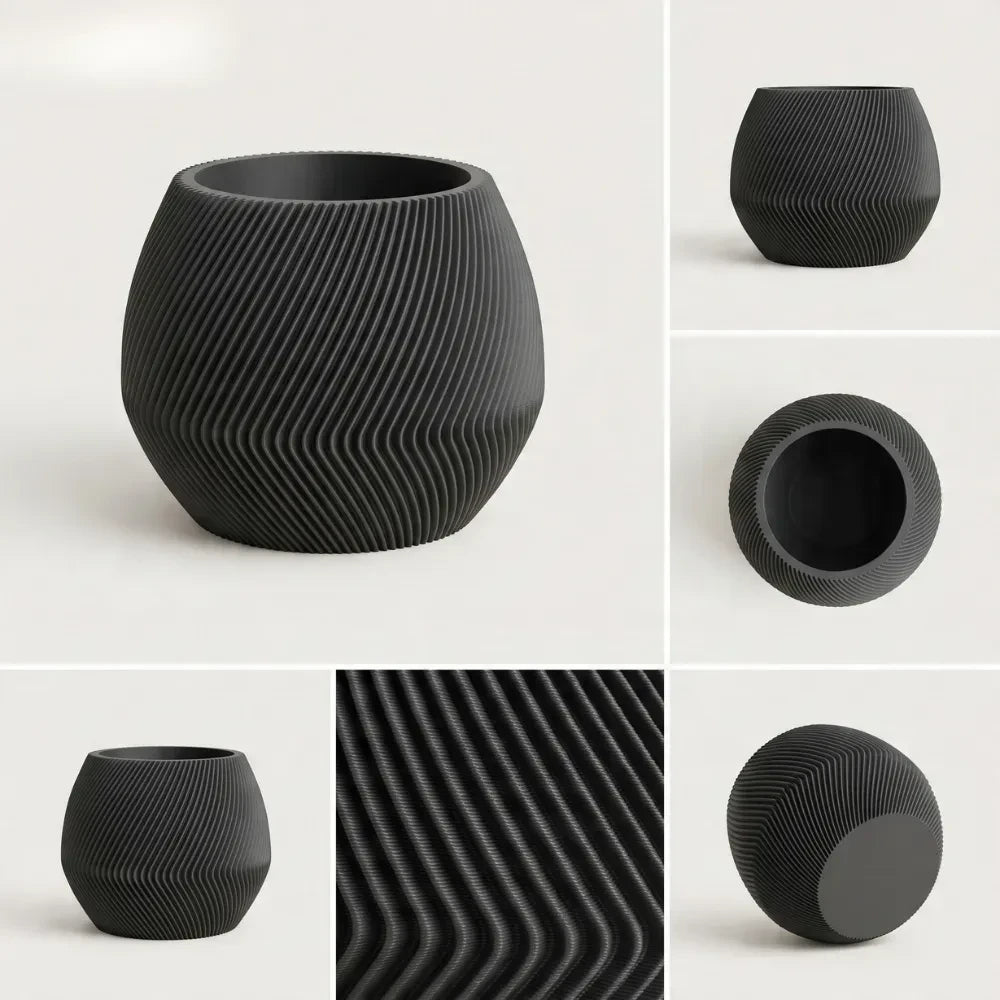 Vaso Facetado Moderno