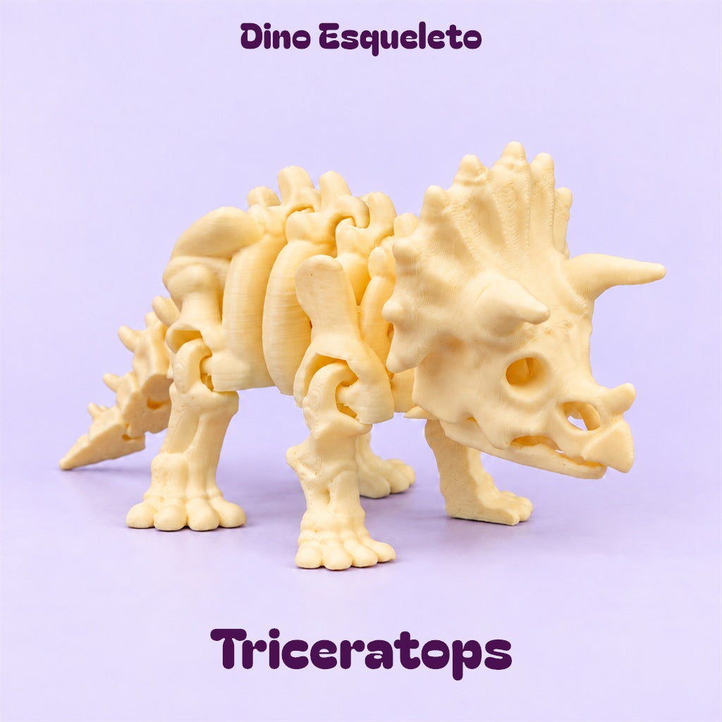 Dino Esqueleto Triceratops