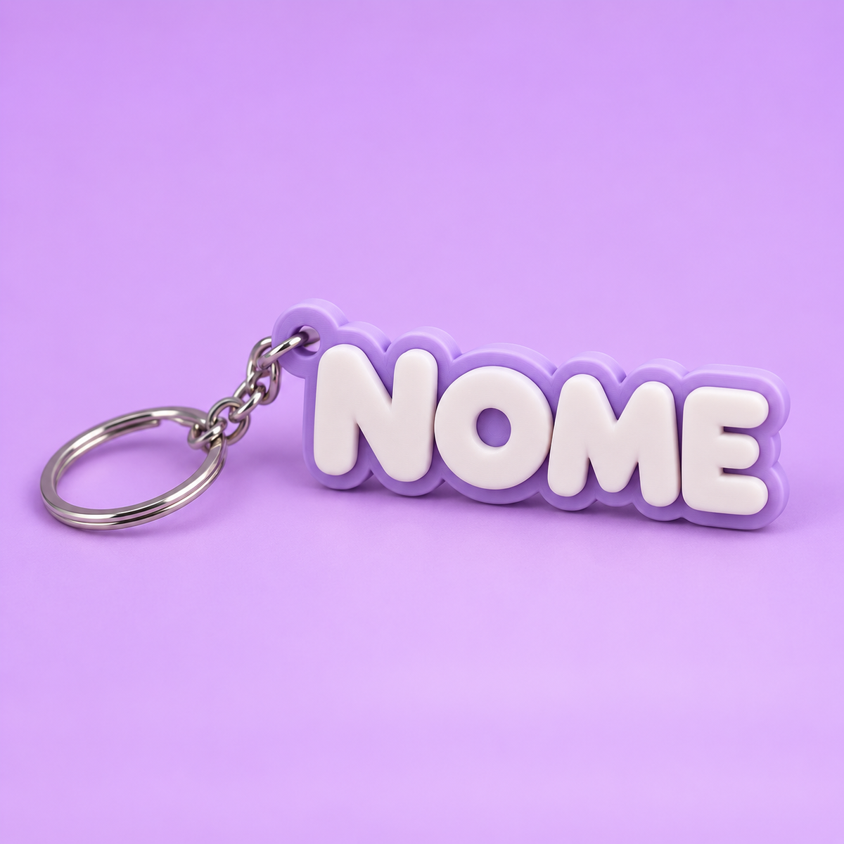 Chaveiro Personalizado com Nome em Impressão 3D